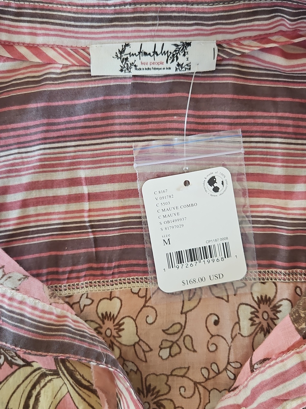 NWT - Free People Watching Waves Maxi Shirt - Picture 12 of 15